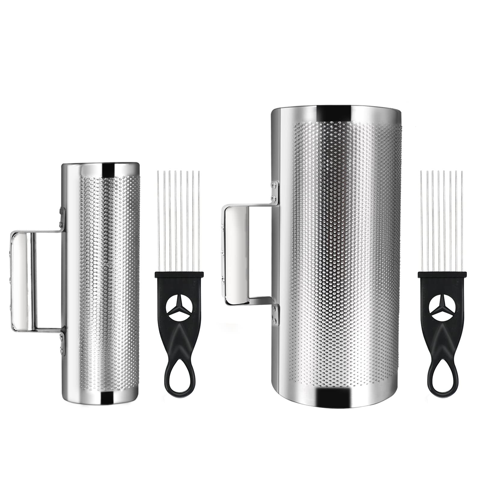 Guiro Instrument with Scraper Stainless Steel Musical Instruments Guiro Set 3...