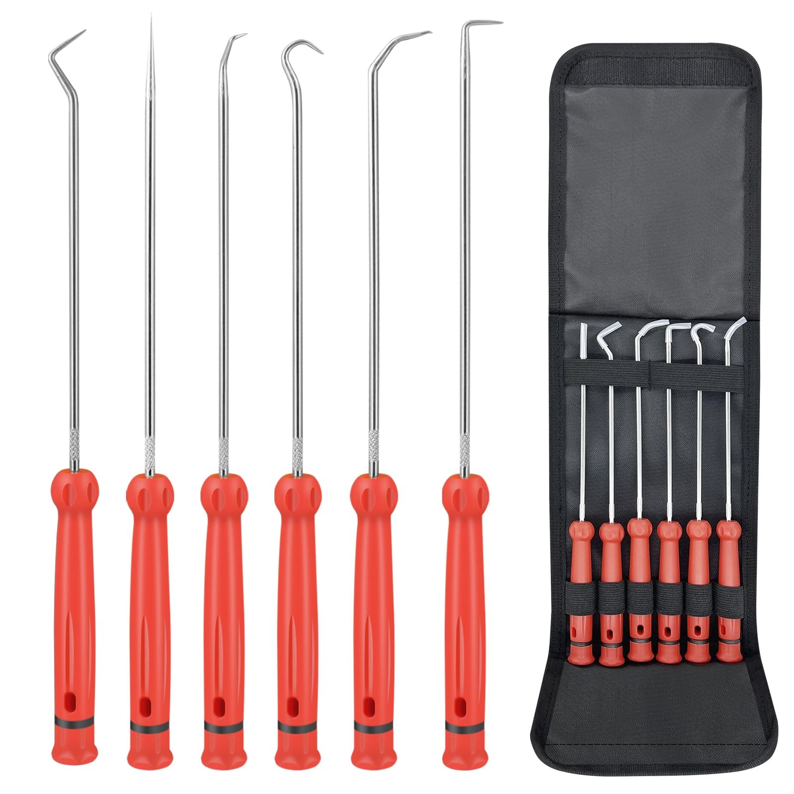 Pick and Hook Set, 6 PCS Automotive Tools for Car Oil Seal/O-Ring Seal Mechan...