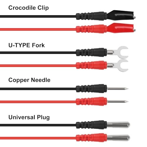DIANN 2 Sets 16 in 1 Multimeter Test Leads Kit Digital Probes & Leads Set with