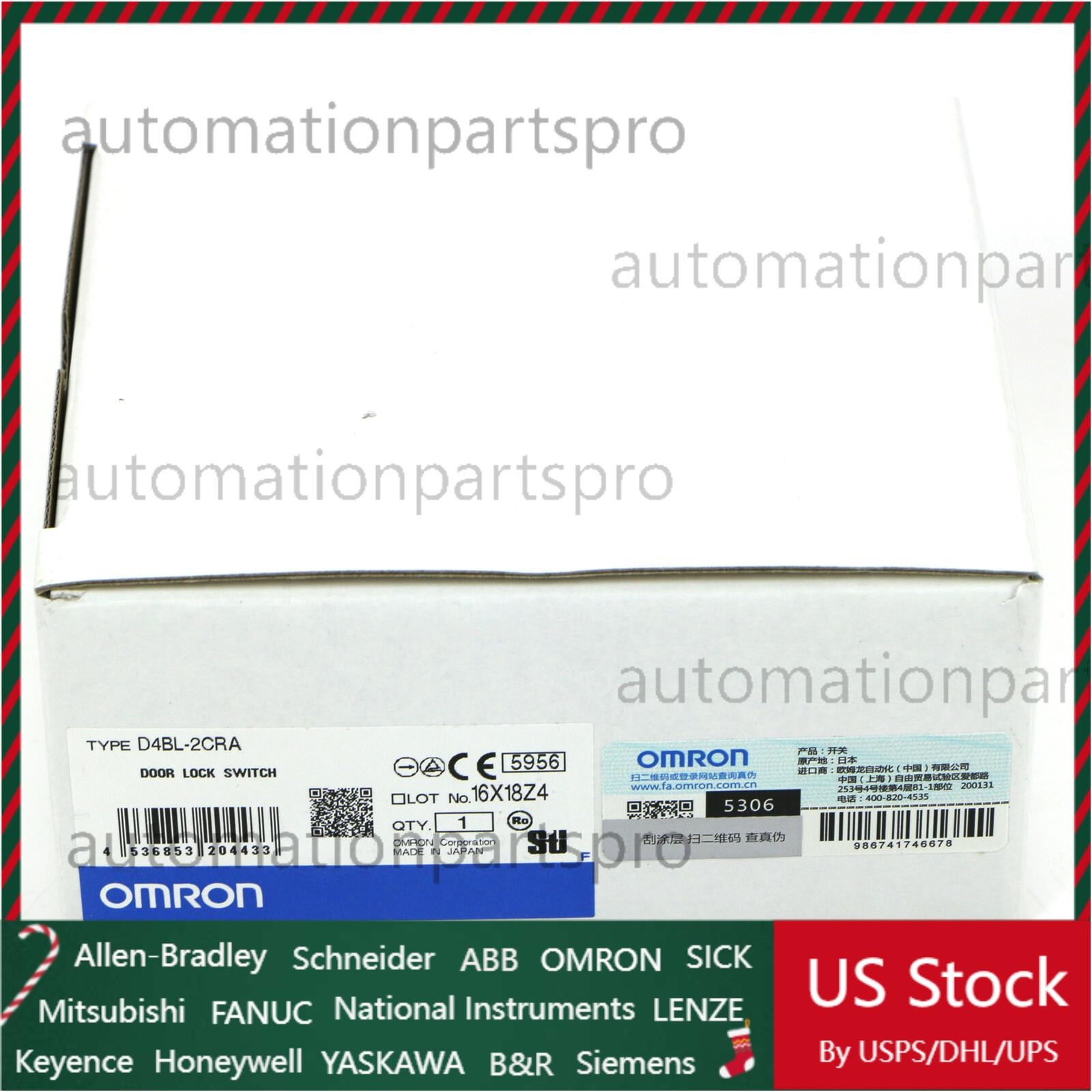 New In Box OMRON D4BL-2CRA Guard Lock Safety-door Switch
