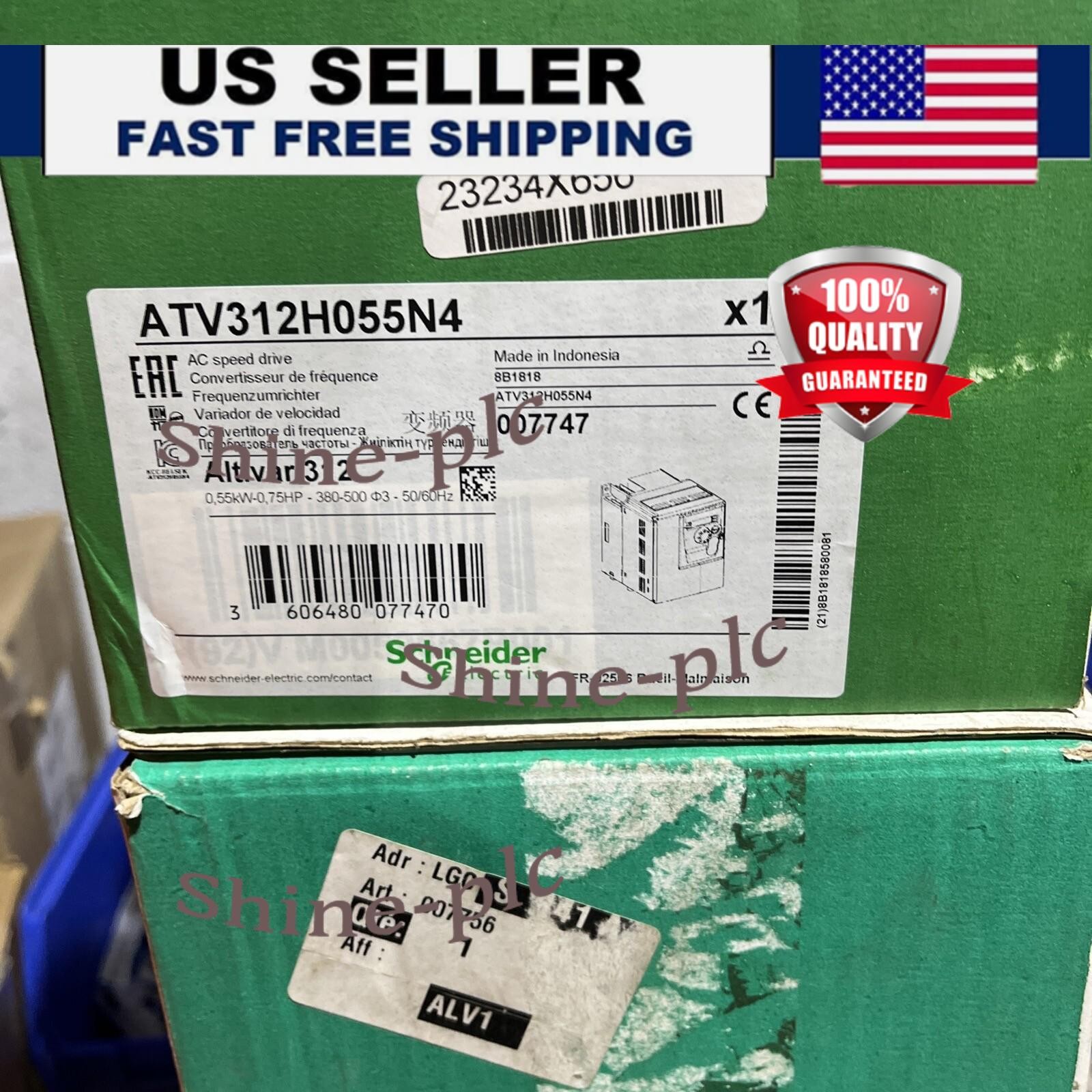 Schneider Electric ATV312H055N4 Ac Speed Drive 0.55KW 3phase Inverter New In Box