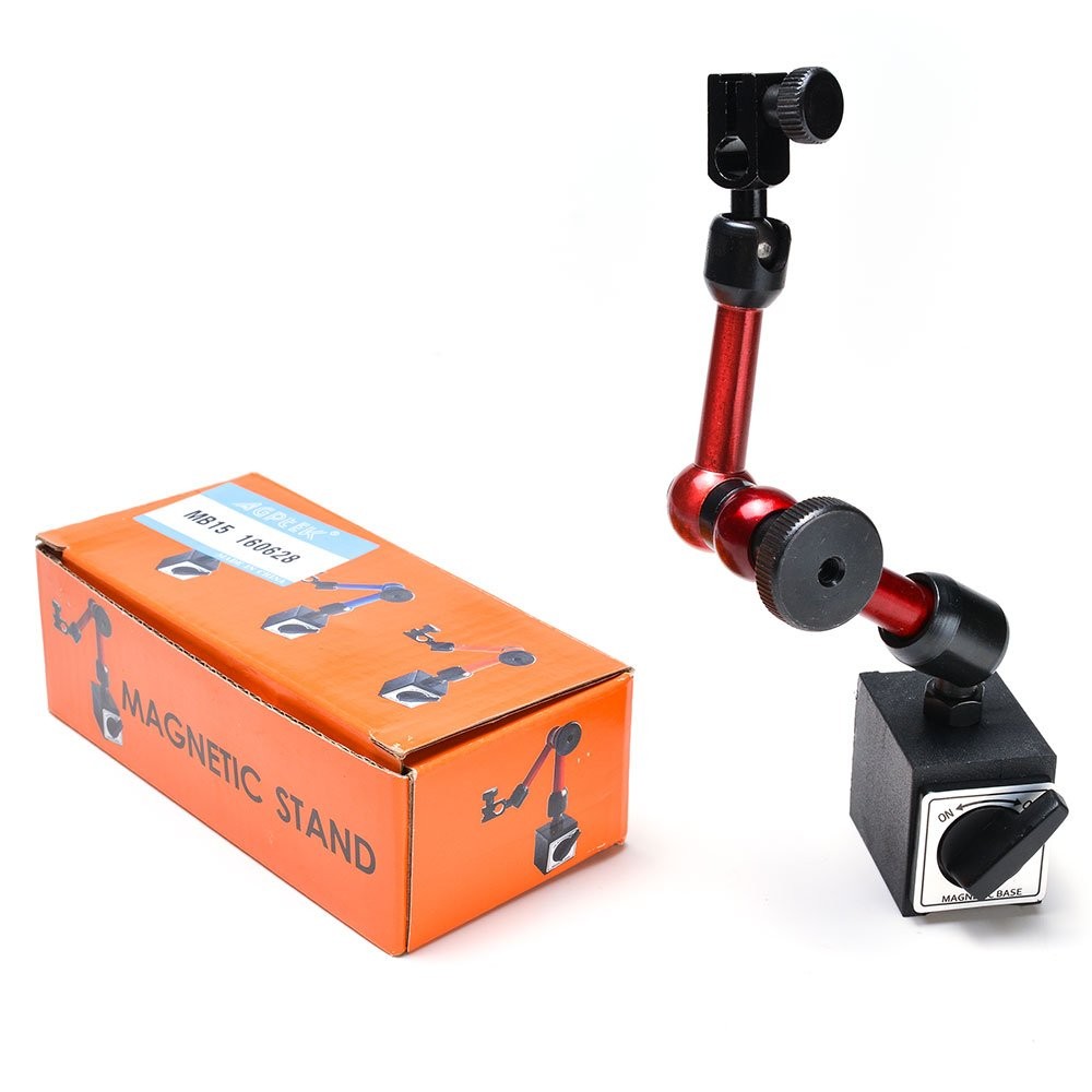 ® 3Joint Red Adjustable Magnetic Base Holder for Digital Dial Indicator