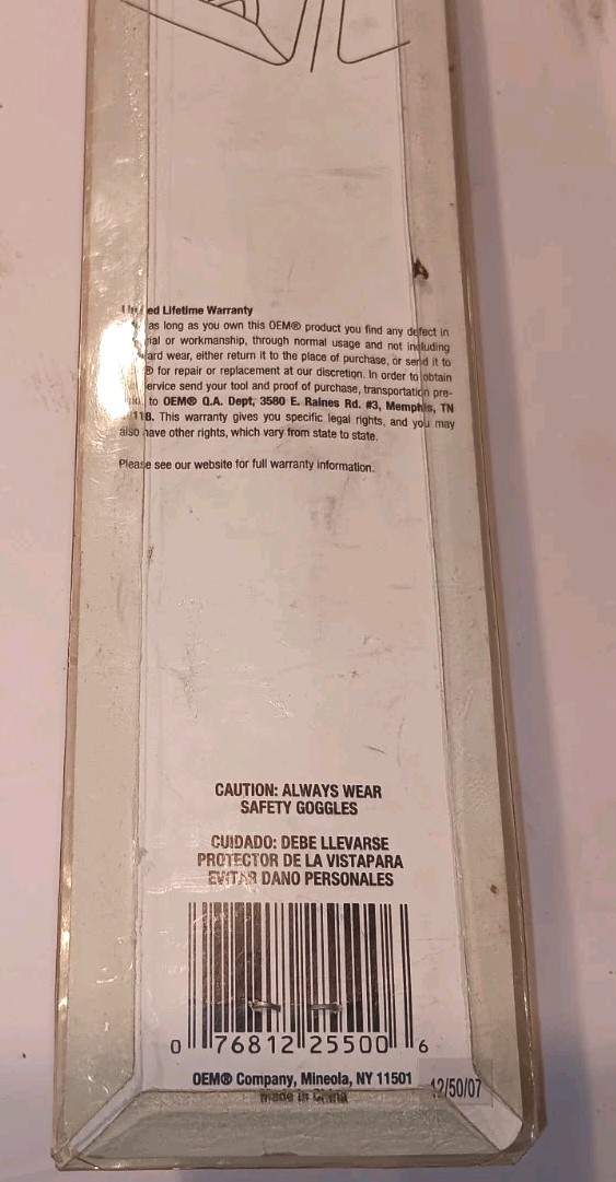 OEM Tools Extended Scraper Model 25500 - New, Unopened