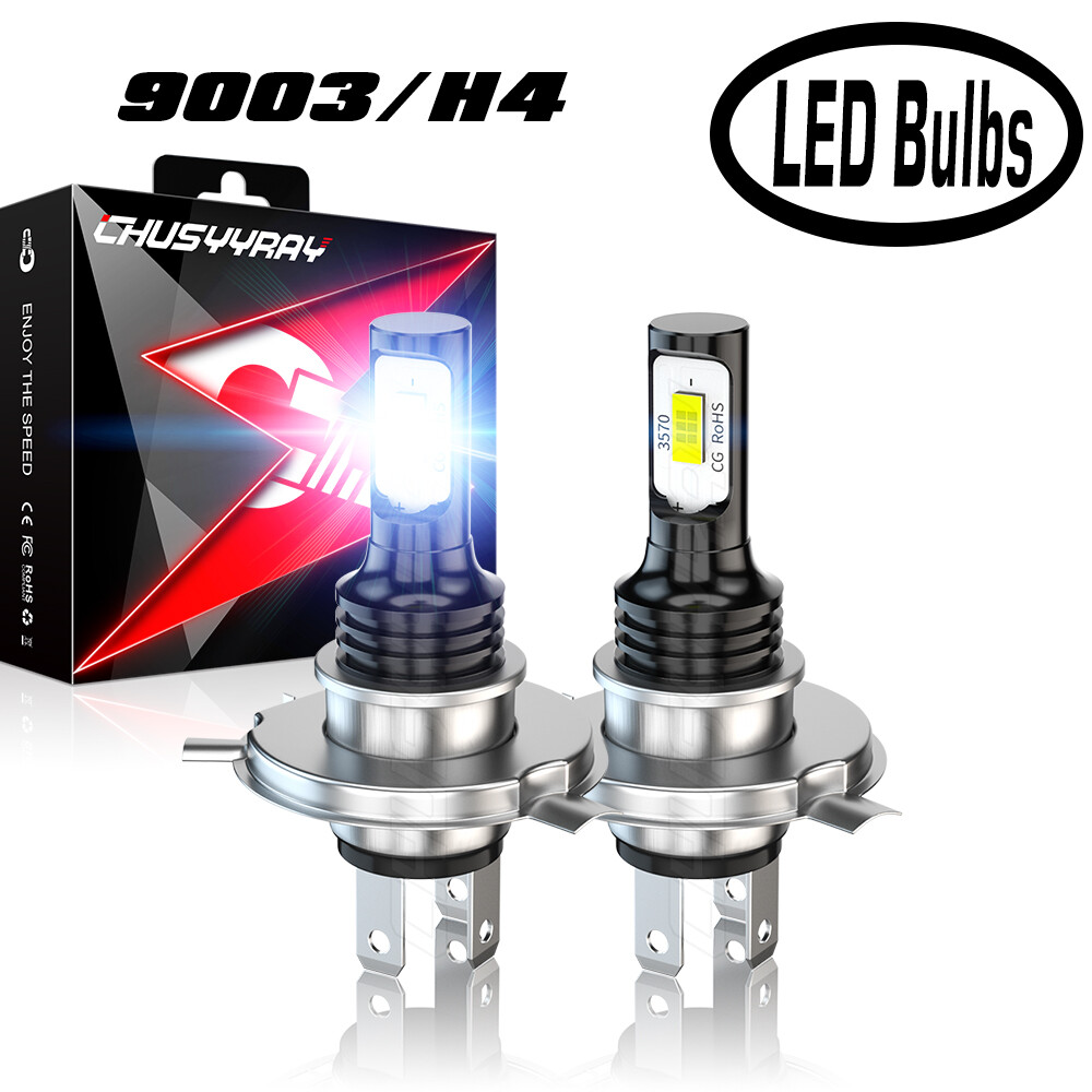 2x Super LED light bulb for Honda Motorcycle 2002-2007 VTX1800C headlight 6000K