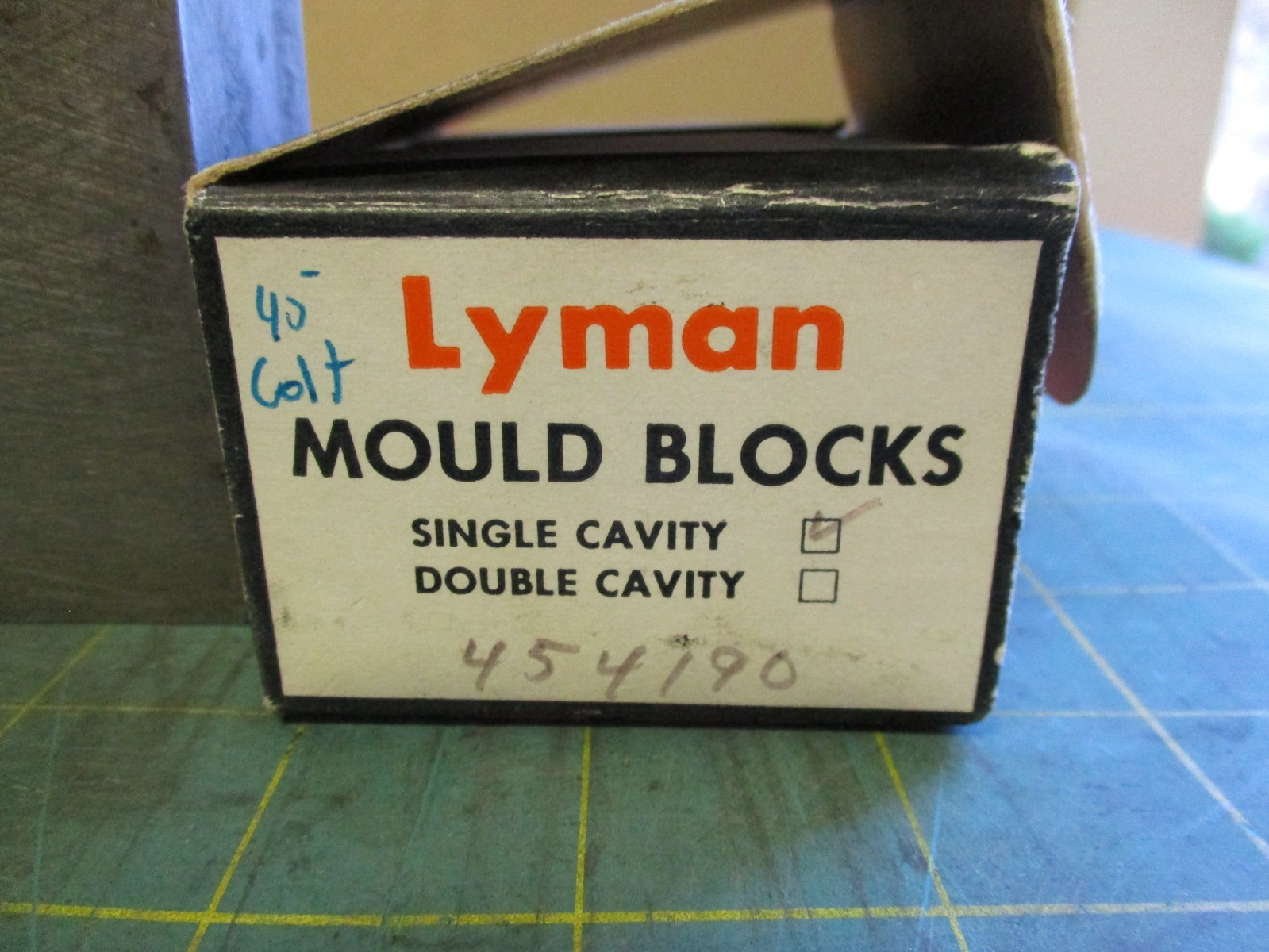 RELOADING TOOLS * BULLET MOLD * LYMAN/IDEAL * 454190 * SINGLE * STANDARD COLT