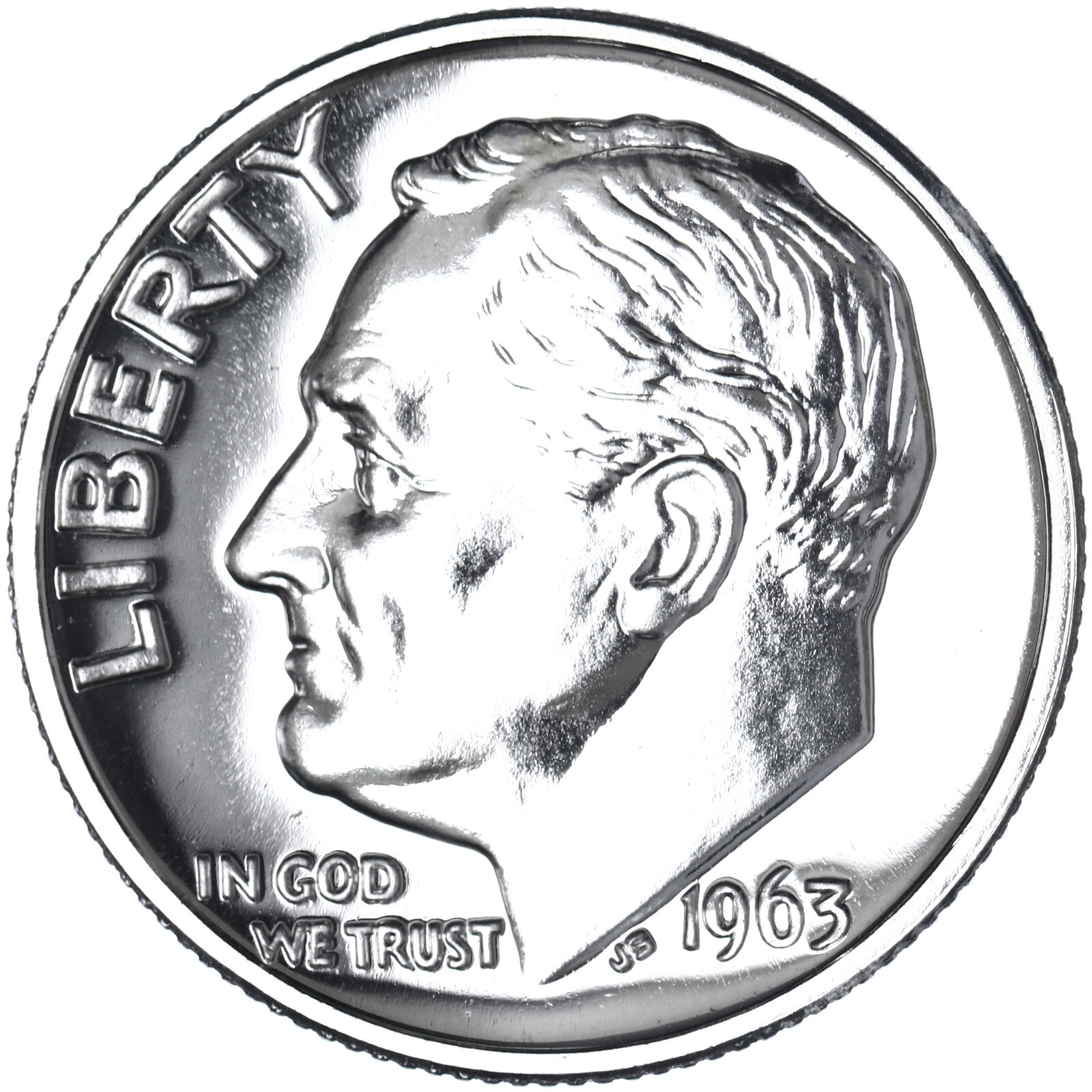 1963 (P) Roosevelt Dime Gem 90% Silver Proof US Coin