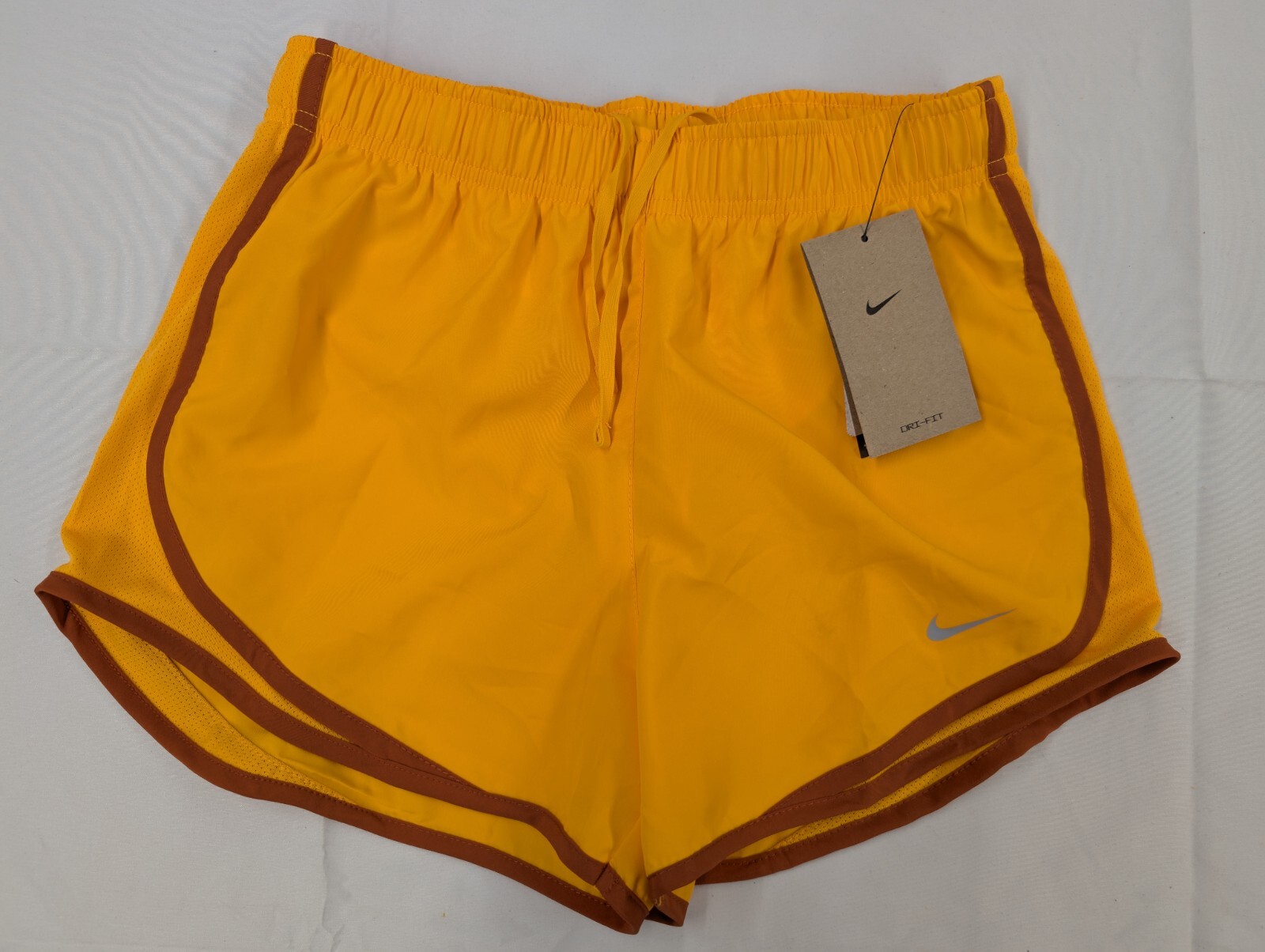 Women's Nike Shorts Sz Large Dri-Fit Tempo 3" Brief Lined Running CU8890-717 New