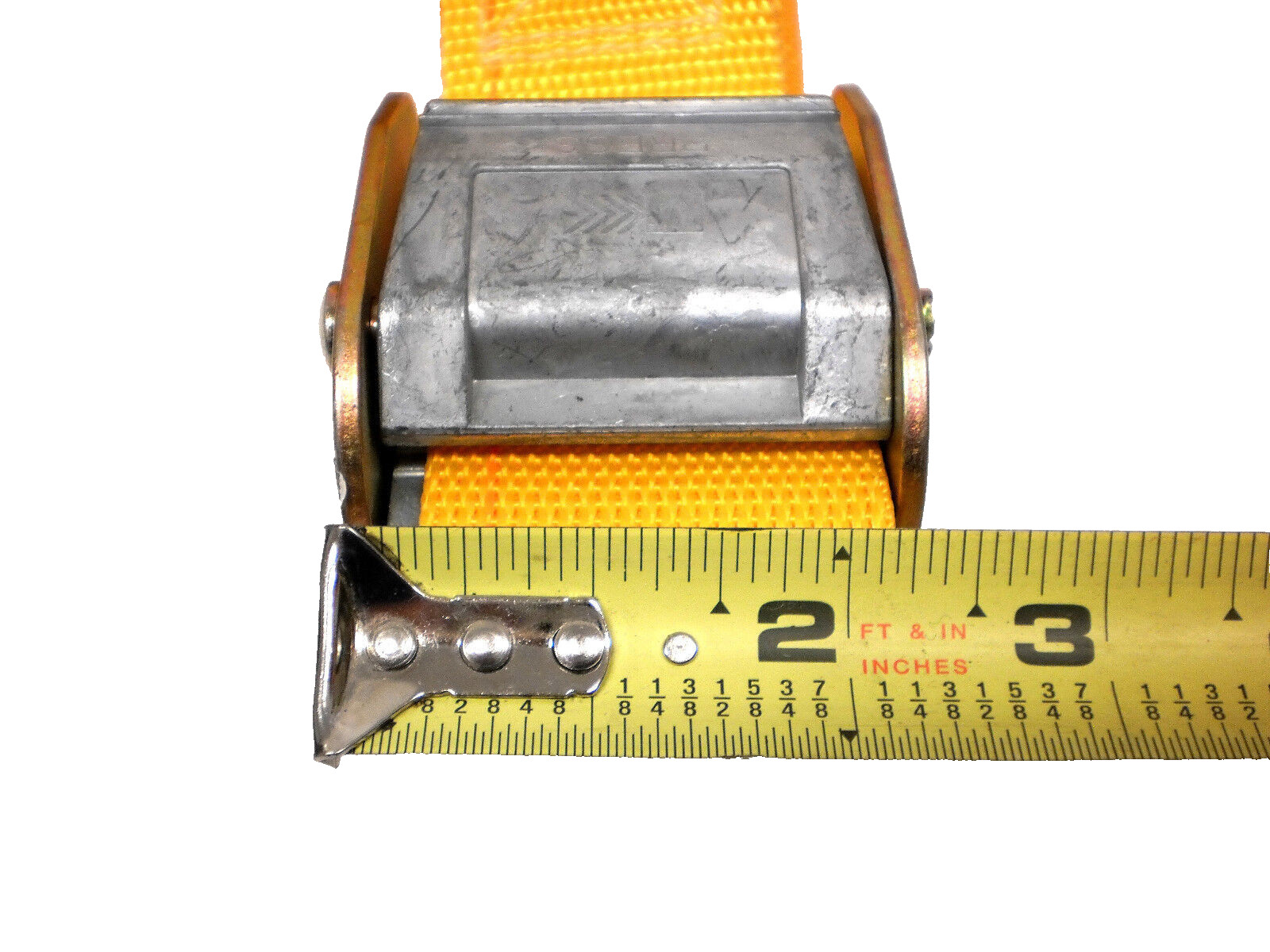 Set of 4- 2" x 12' E Trac Cam Buckle Straps