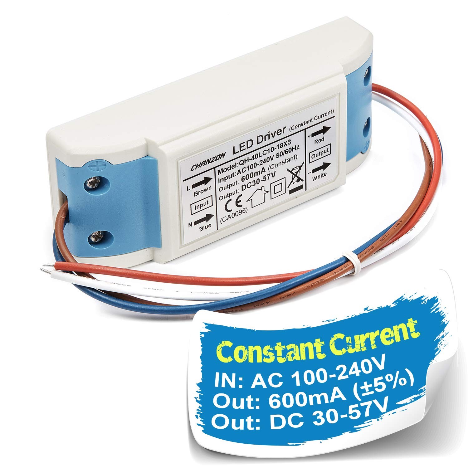 Chanzon LED L) 600mA 30-57V (10-18)*3W, 600mA(Constant) (10-18)*3W