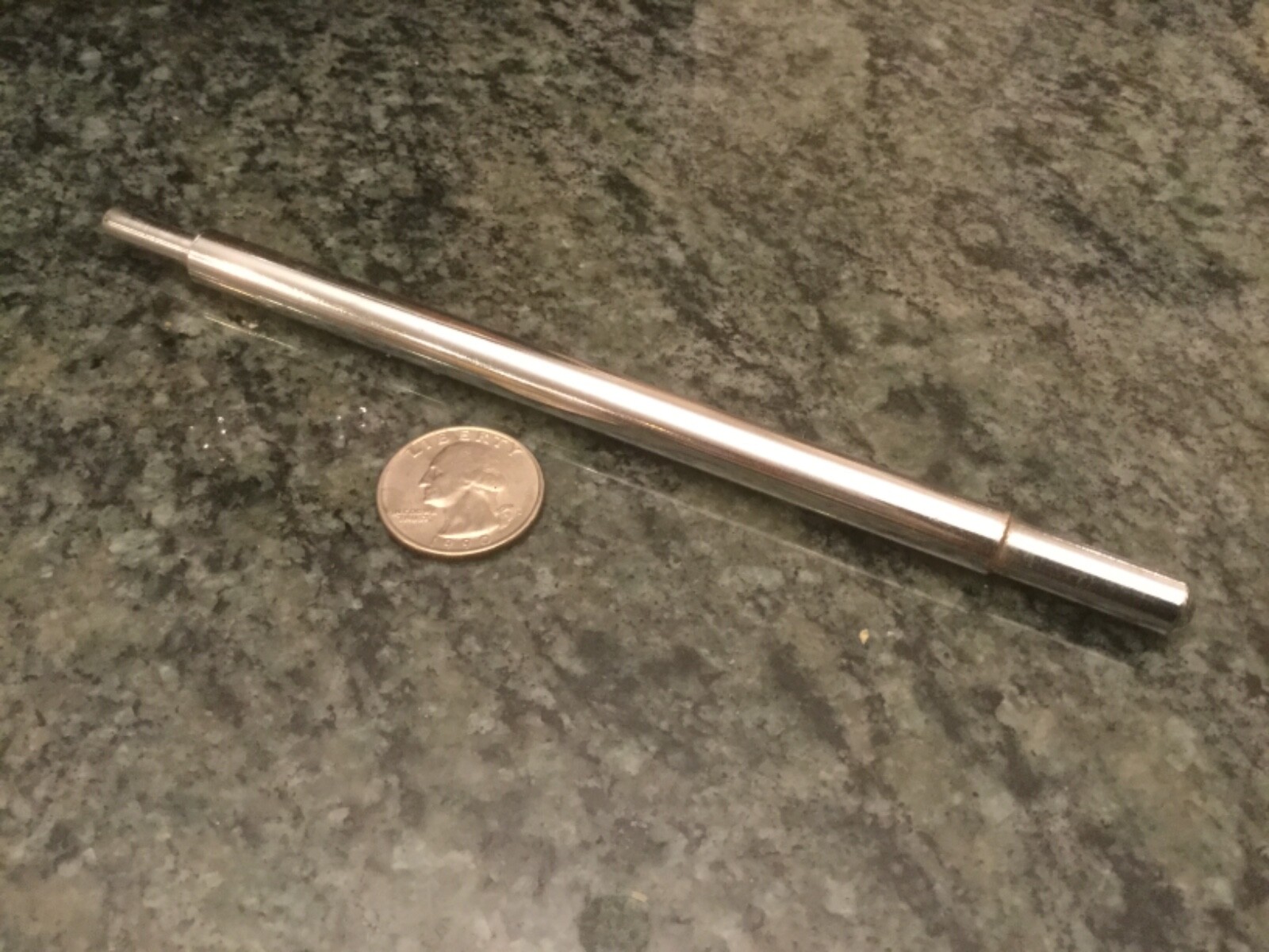 enco magnetic machine shop stand rod 7 inches long 3/8 x 5/16 x 1/4 chrome bar