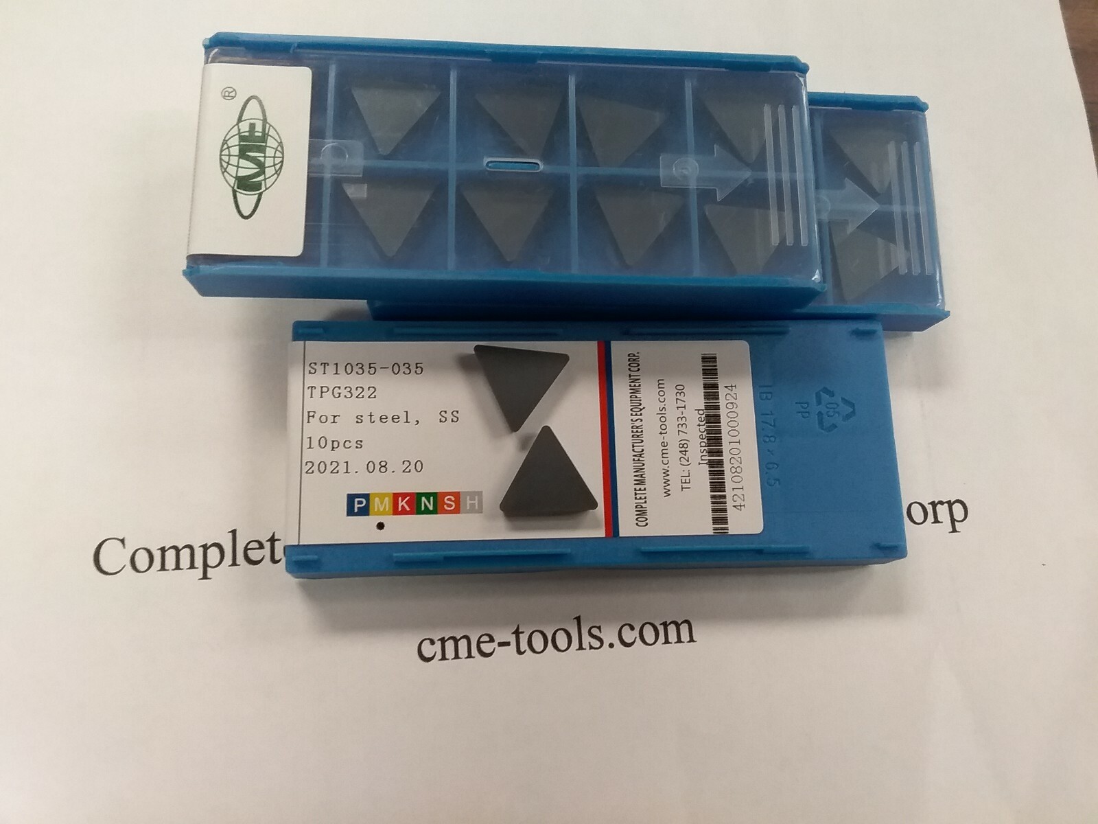 30pcs TPG322 Carbide Inserts materialized and coated for cutting stainless steel