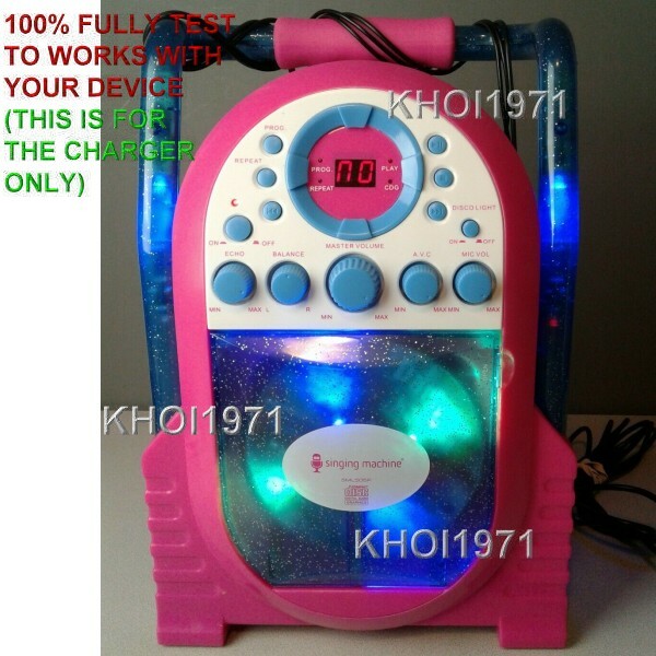 5.8V-VOLT Wall AC adapter power for SML505P The SINGING MACHINE Karaoke system