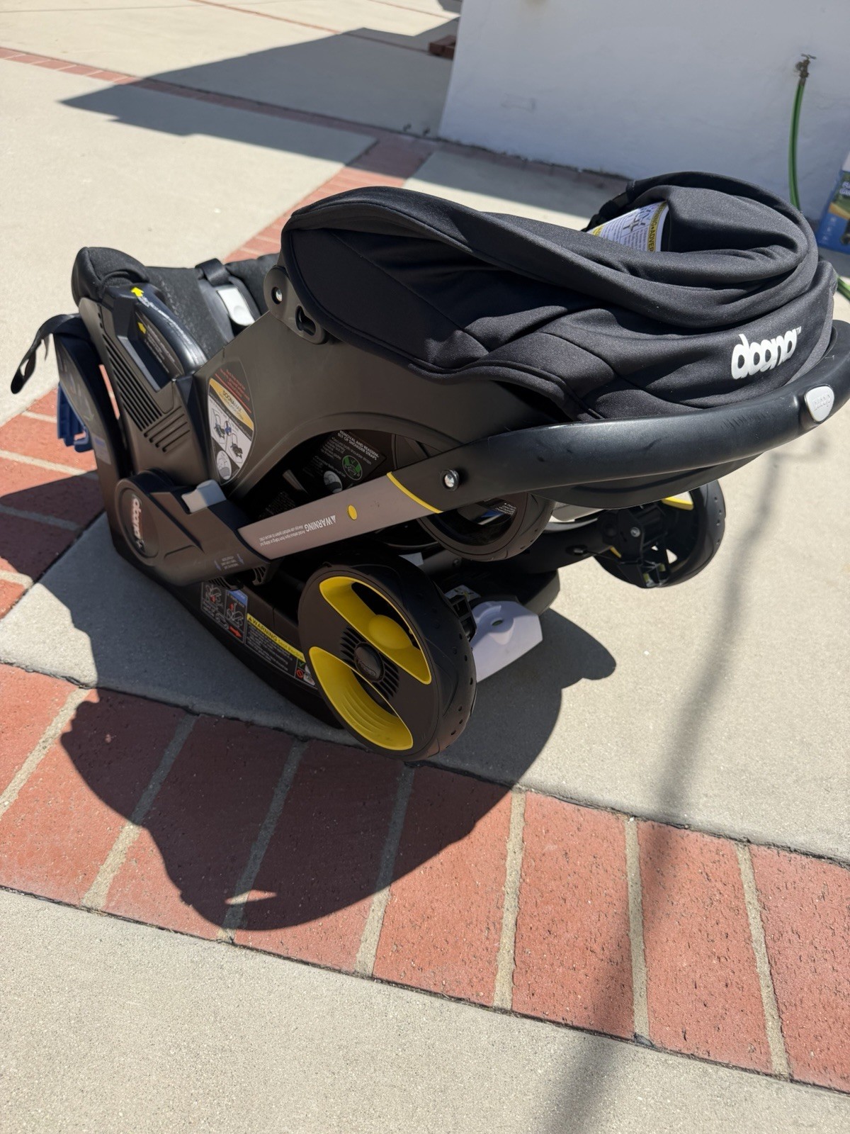 Doona Infant Stroller Nitro Black Excellent Condition W/ Base