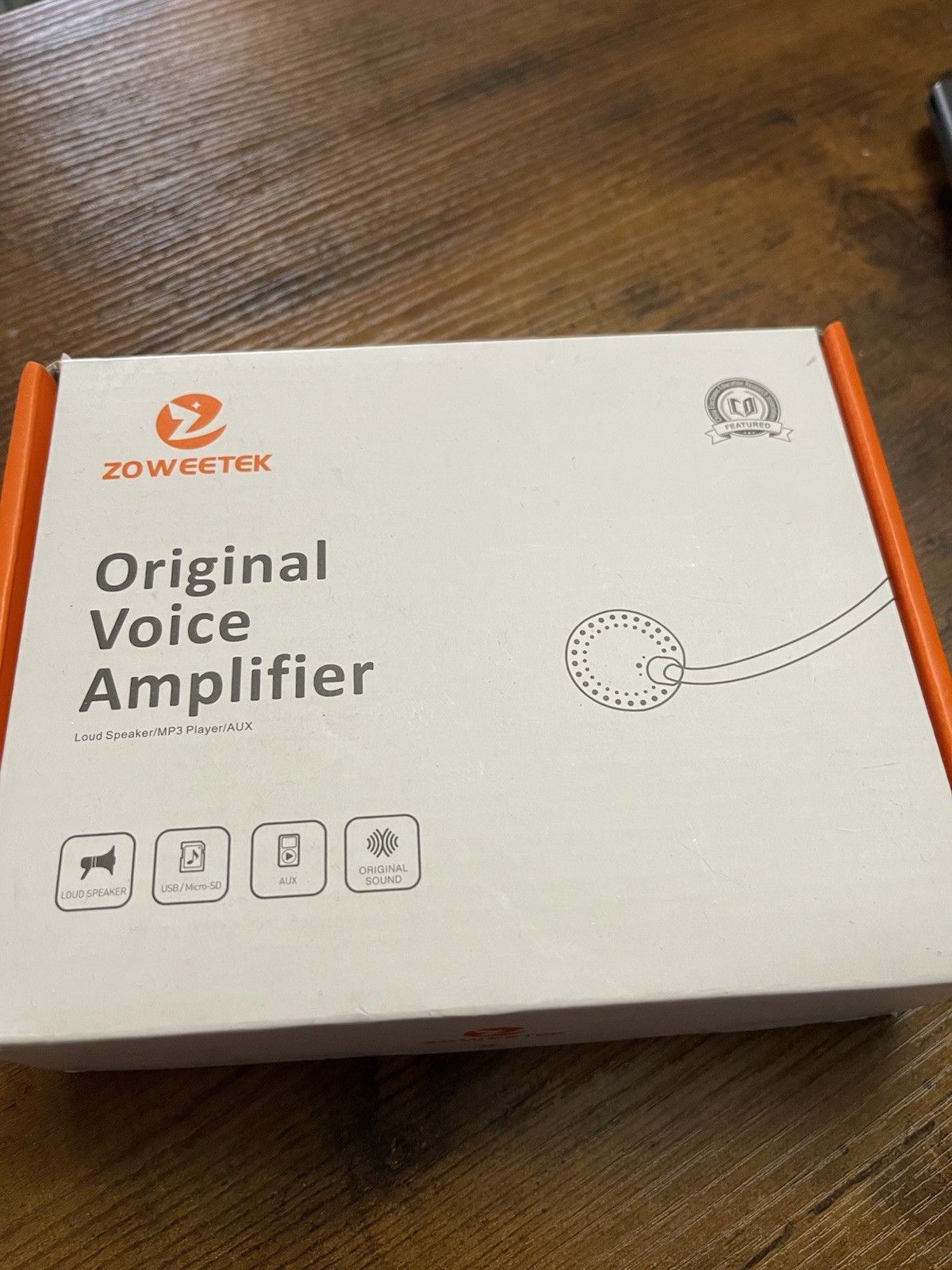 Zoweetek ZW-Z258 Portable Voice Amplifier with Wired Head Mic BRAND NEW IN BOX