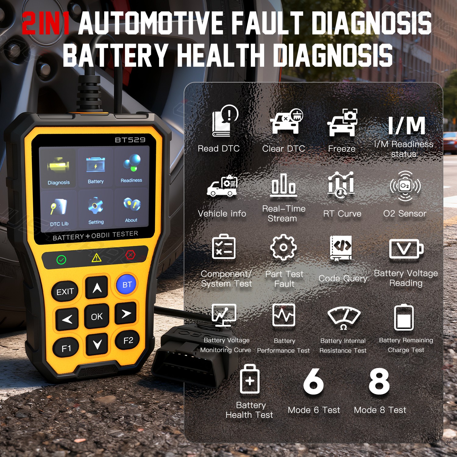 1PCS OBDII Scanner Car Code Reader Diagnostic Scan Tool FIT Jeep Patriot