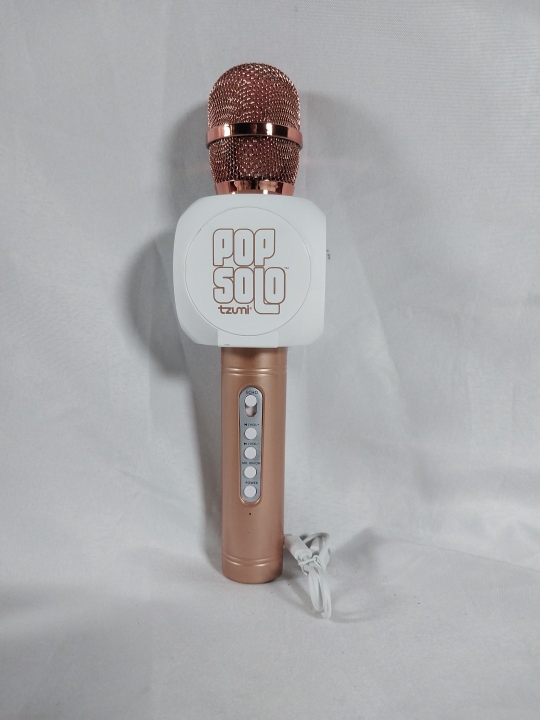 Pop Solo Bluetooth Karaoke Microphone w/ Smartphone Holder