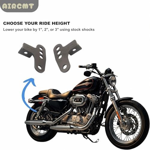 Adjustable Rear Lowering Kit for Harley Sportster XL883/XL1200 2000–2015,