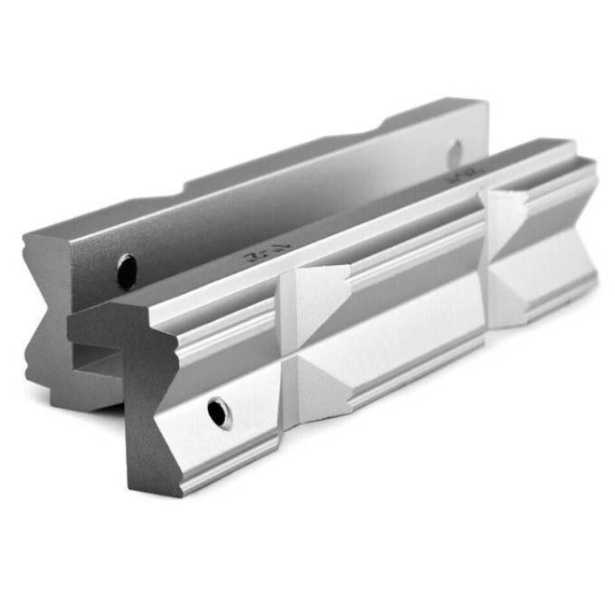1Set CNC Milling Steel Vise Hard Jaw Fixture V-Type Jaw Aluminum Alloy 4''or 6''