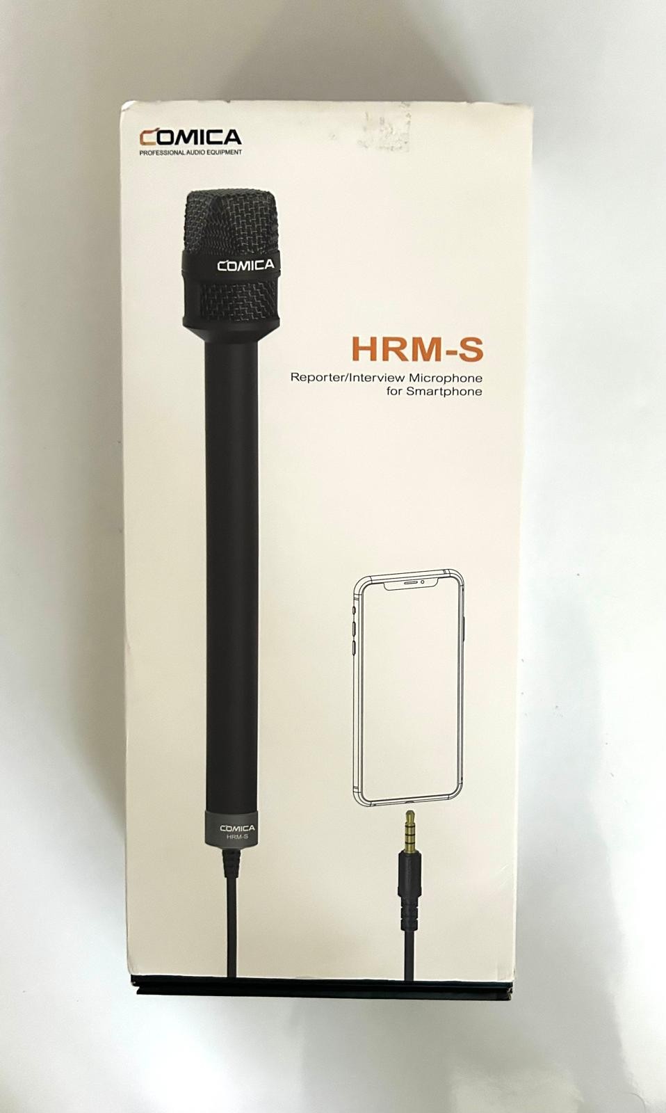 COMICA HRM-S Handheld Cardioid Interview Microphone for Smartphone