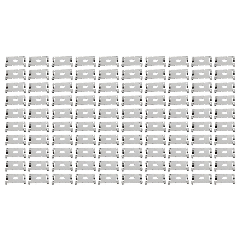 100pcs Grounding Conductive Sheet Gasket Solar Panel Cable Clamp Grounding Clip