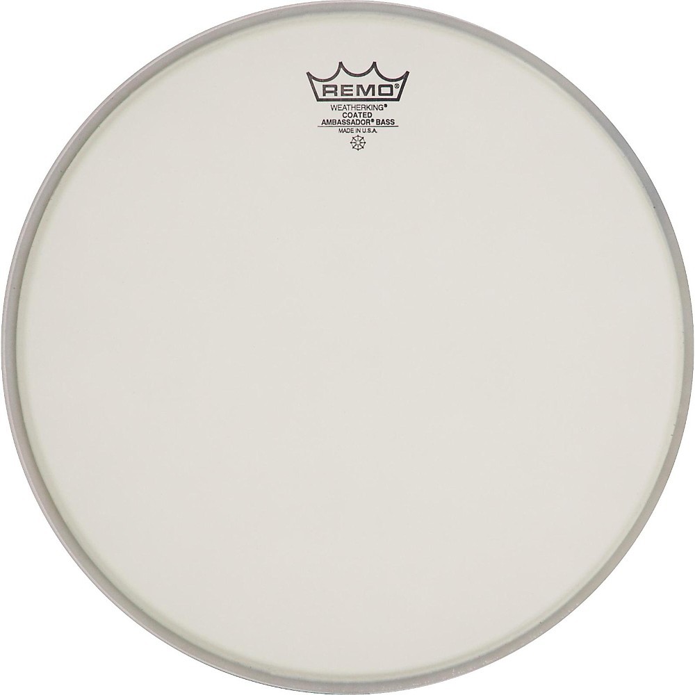 Remo Ambassador Coated Bass Drum Heads 20 in.