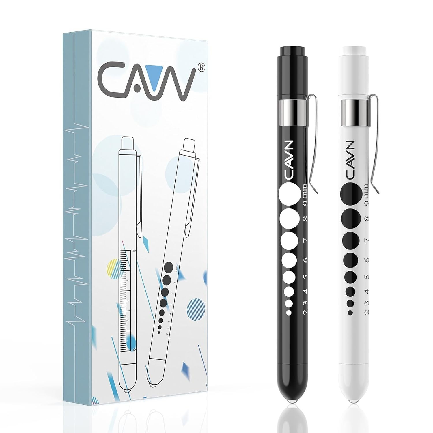 Compact & Lightweight LED Pen Light Set - Essential for Nursing Students & EMTs