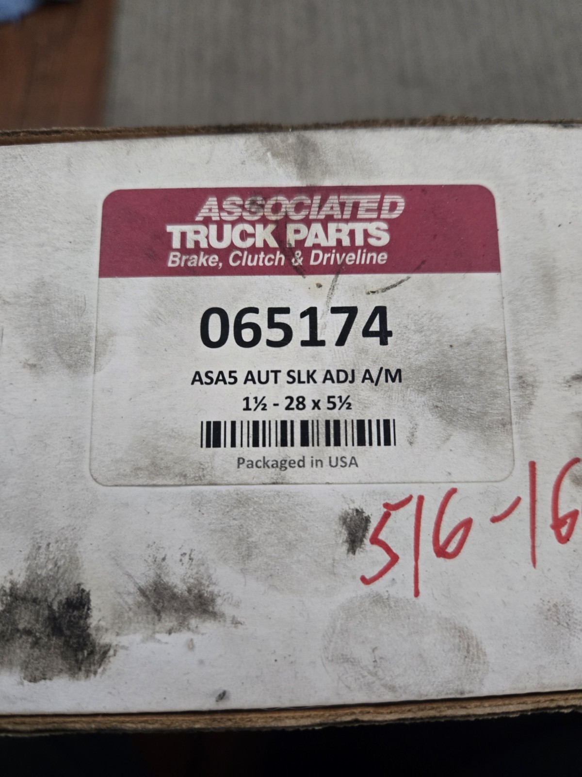 65174 NEW BENDIX ASA-5 AUTOMATIC SLACK ADJUSTER 1 1/2" 28 SPLINE 5.5"
