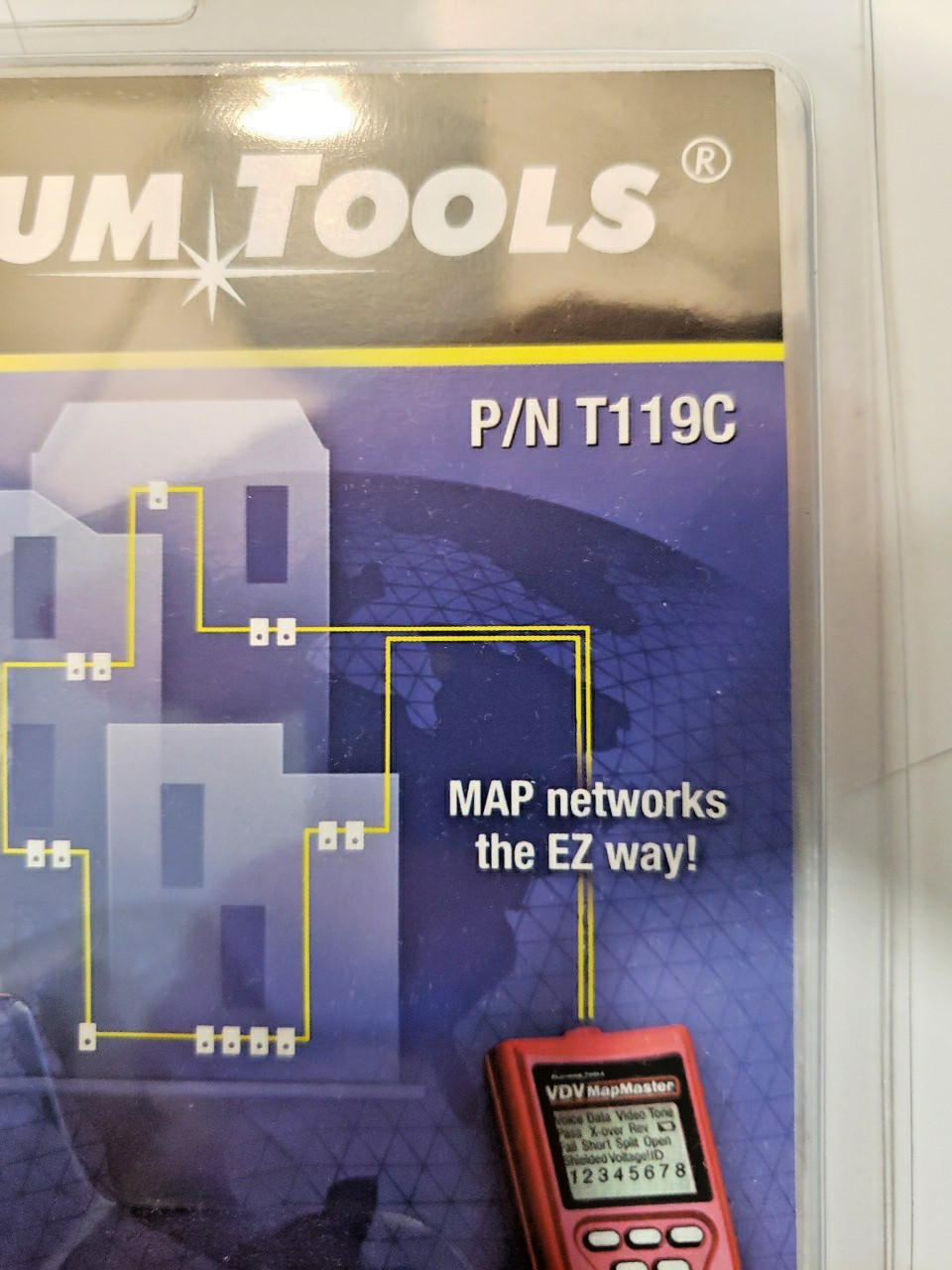 Platinum Tools T119C / VDV MapMaster Tester Clamshell