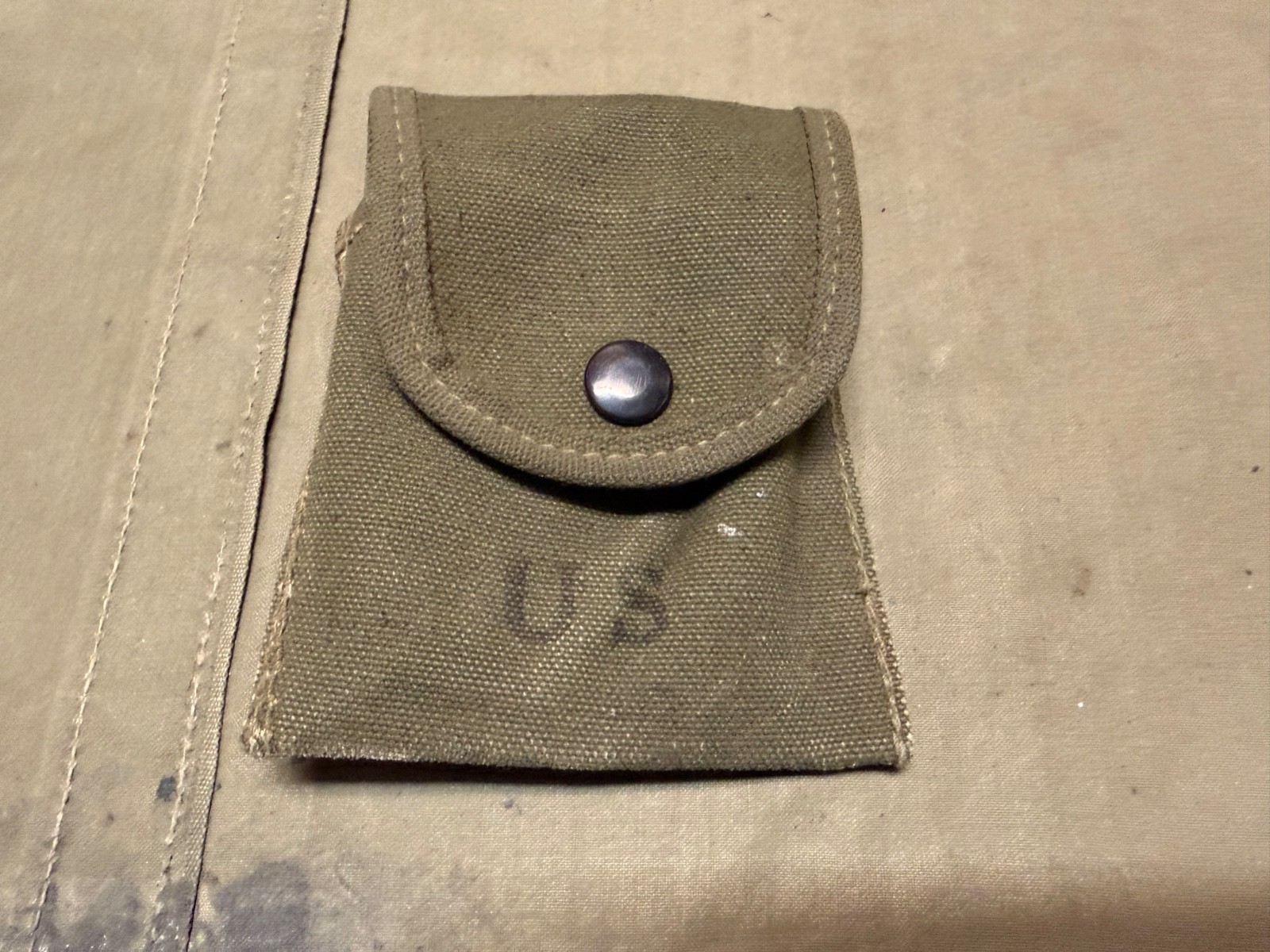 ORIGINAL VIETNAM WAR US ARMY M1956 COMPASS CARRY POUCH-1956