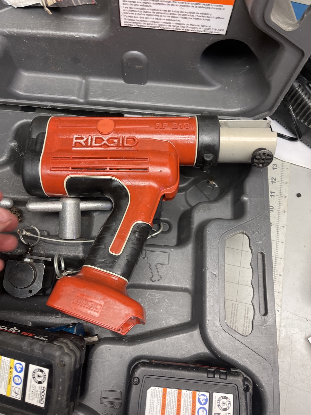 Ridgid RP 210 press frame (xt11
