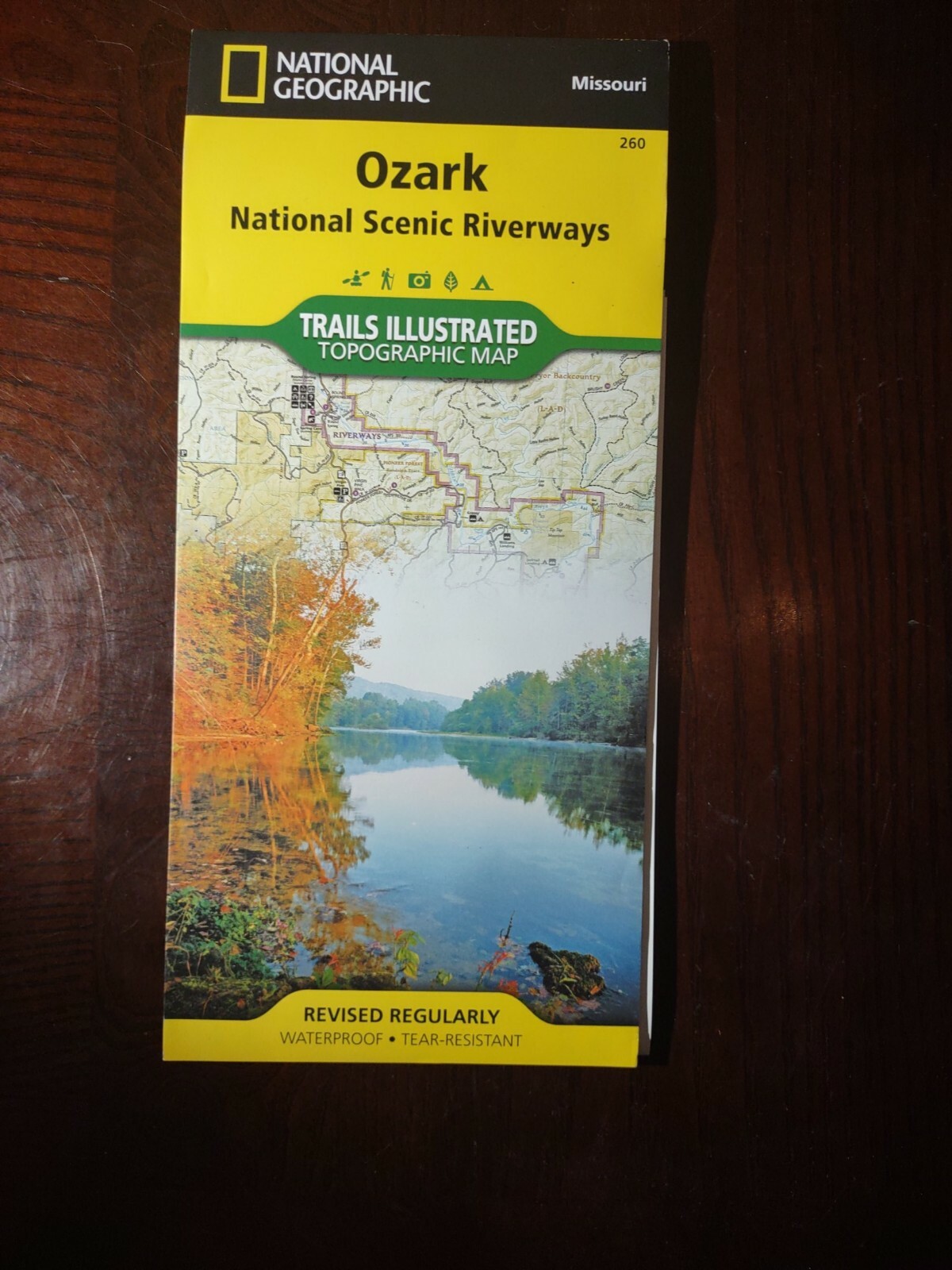 Ozark National Scenic River ways Trails Illustrated Topographic Map