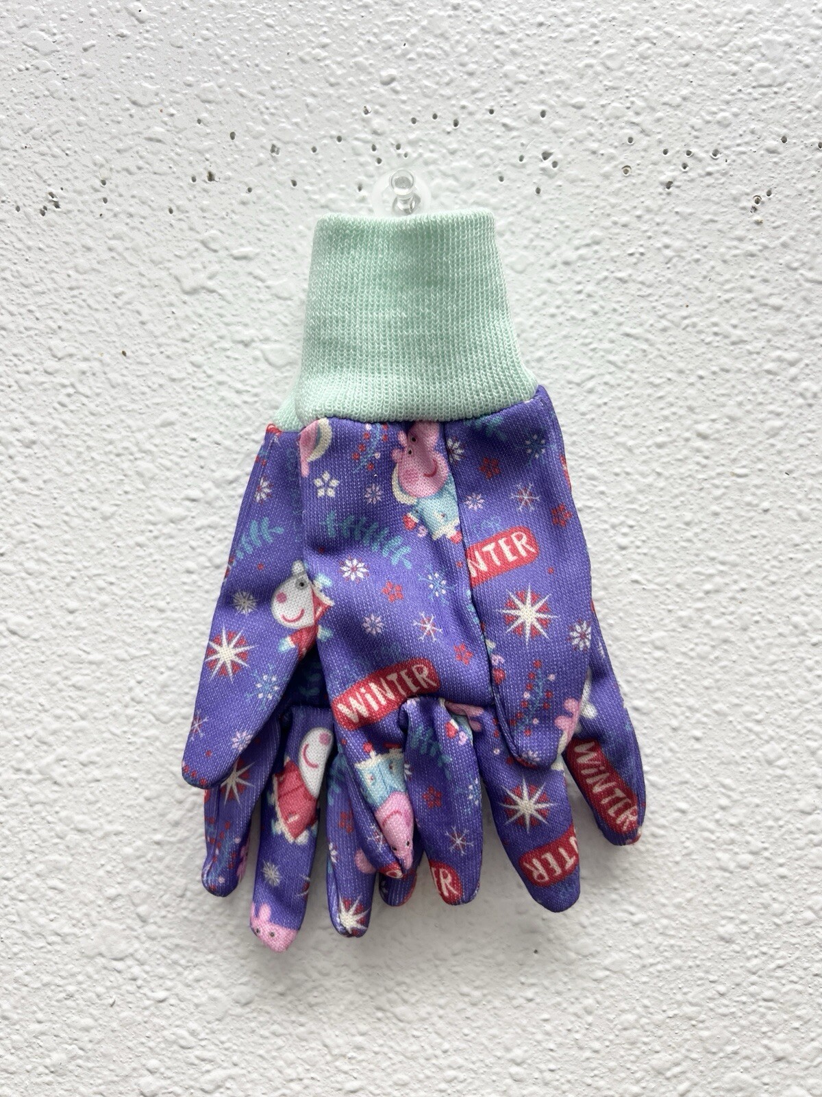 PEPPA PIG Kids / Toddlers Jersey Gardening Gloves Age 3+