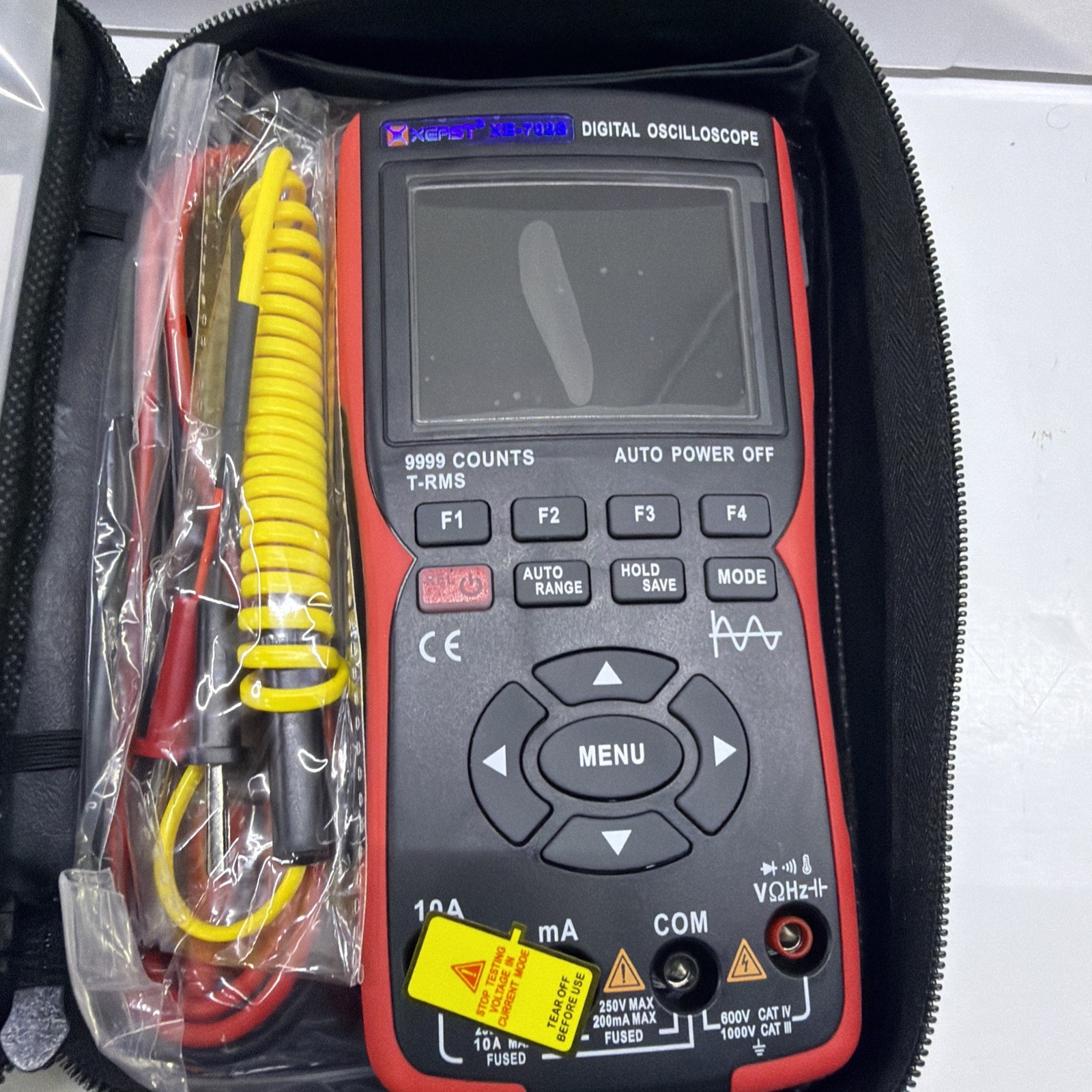 XEAST XE-702S Digital Oscilloscope True RMS Multimeter Kit w/ Probe