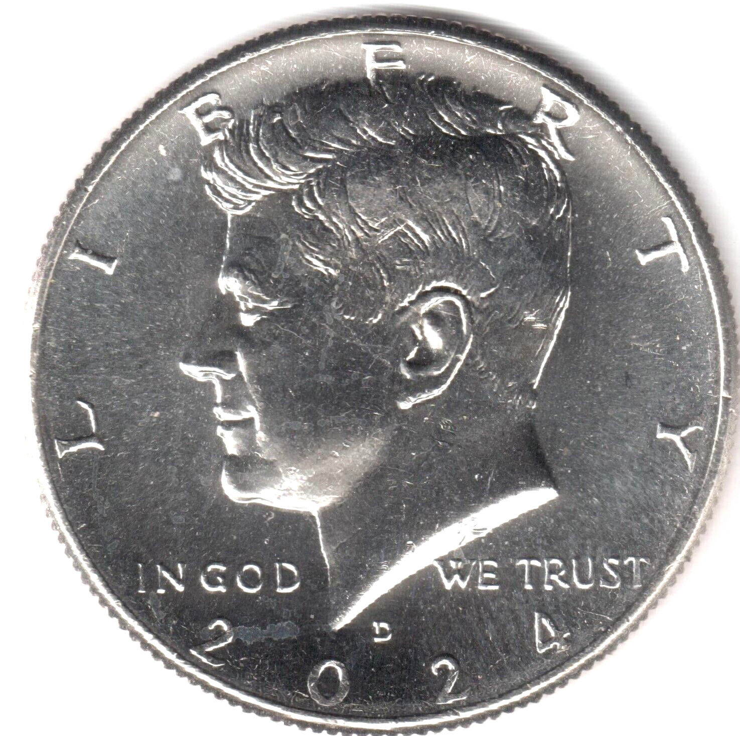 2024 D KENNEDY HALF DOLLAR - CHOICE BRILLIANT UNCIRCULATED - FREE SHIPPING