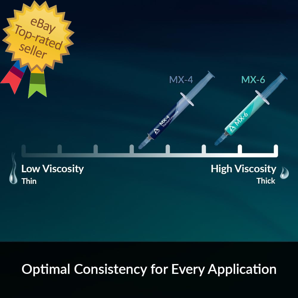 MX-4 (4 G) - Premium Performance Thermal Paste for All Processors (CPU, GPU - PC