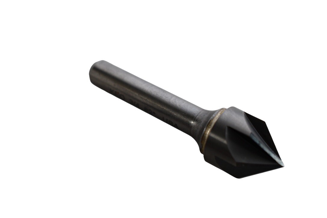 Keo Countersink: 3/4'' Head Dia, 100  Included Angle Carbide 6FL 3/8'' Shank