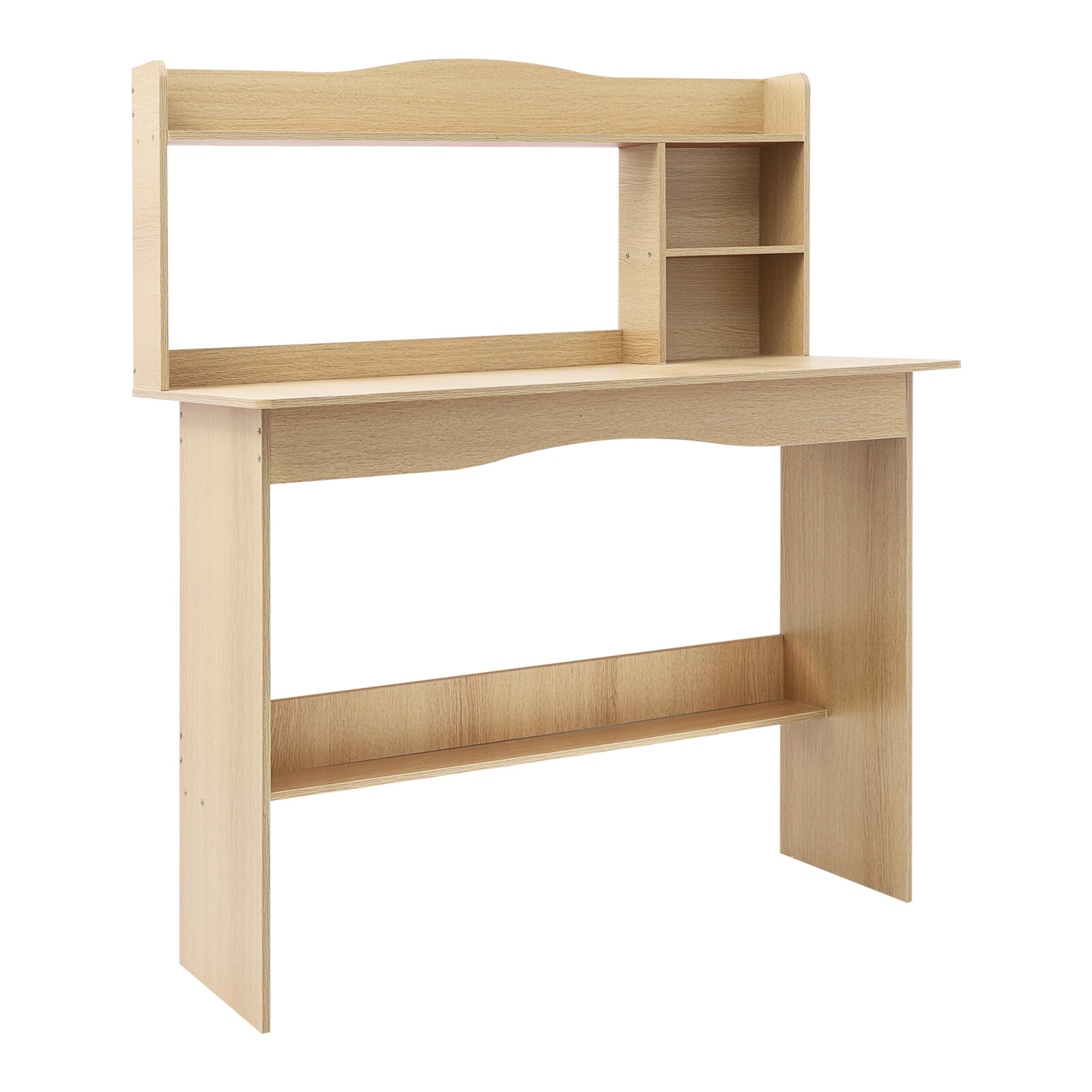 Modern Laptop Computer Desk Office Table PC Laptop Study Writing Desk Wood Color