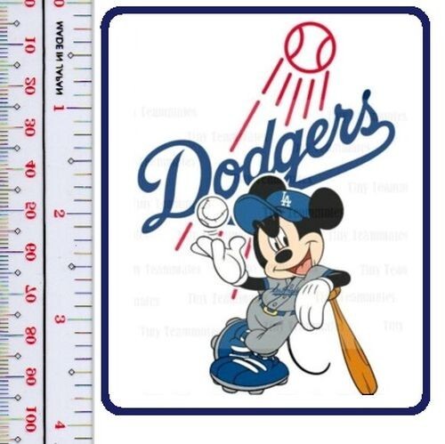 Beer Baseball Dodgers Mickey Mouse  Patch NO TARIFF
