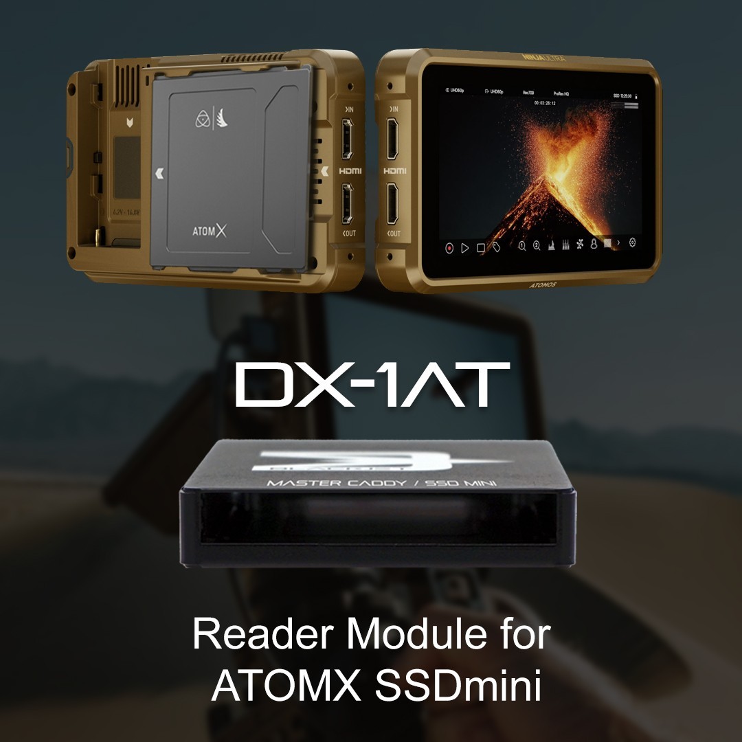 BLACKJET DX-1AT 3-in-1 Atomos, SSDmini, 2.5" SSD reader for TX-2DS/TX-4DS Dock