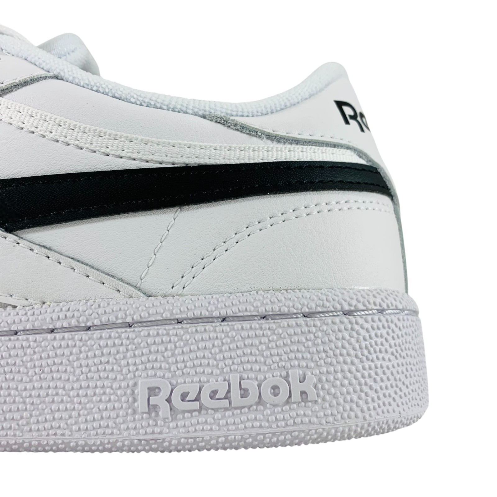 Reebok Club C Revenge White Black Sneakers Men's Shoes 100032883
