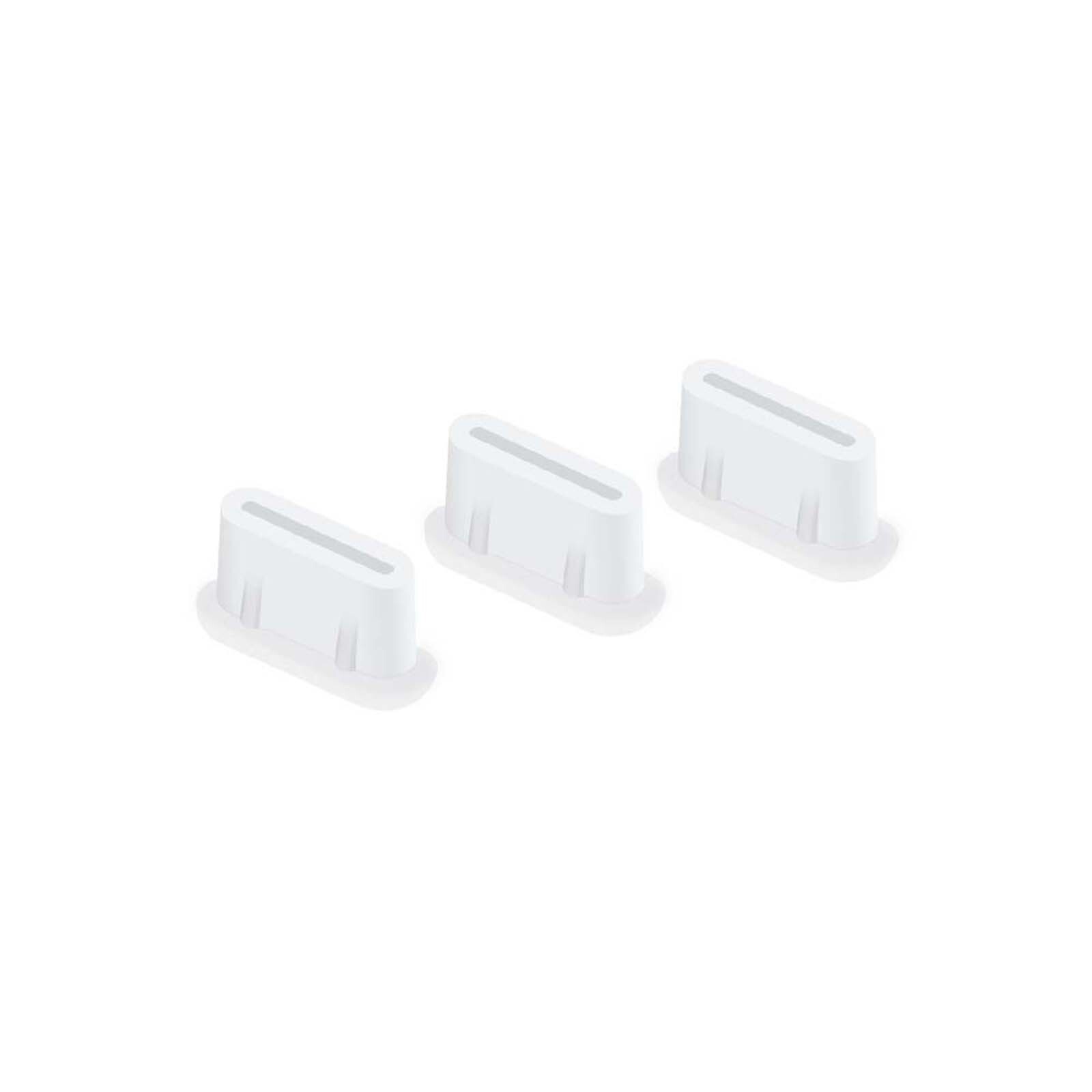 3pcs Silicone Type-C Interface Dust Plug For DJI Mini 3 Pro Drone Remote Control