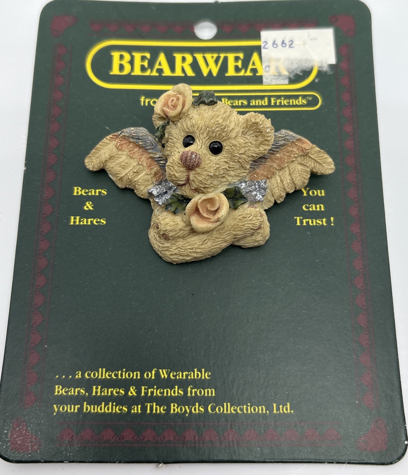Bearwear Boyd’s Bears And Friends Angel Pin Retired Brooch Lapel Pin Easter Gift