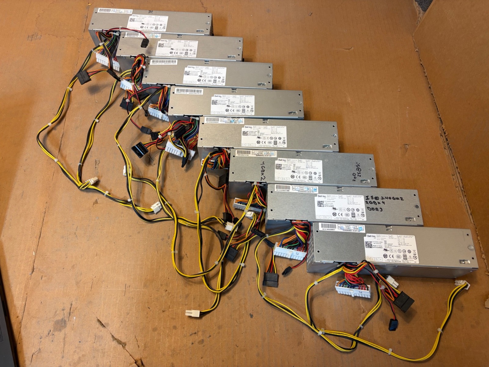Lot of 8 Dell Optiplex H240ES-01 240W Power Supply 0VMRD2 VMRD2 DLP20
