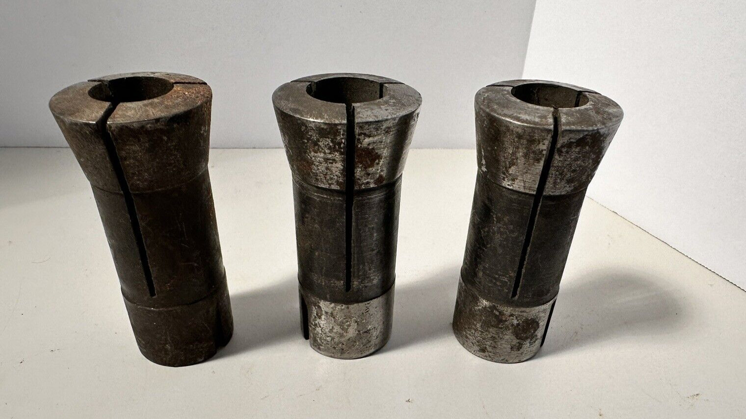 Lot of 3 Vintage Machining Lathe Mill Collet 625 635 669