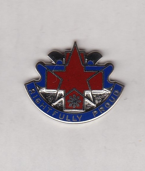 131st FIELD HOSPITAL Medical crest DUI badge c/b G-23