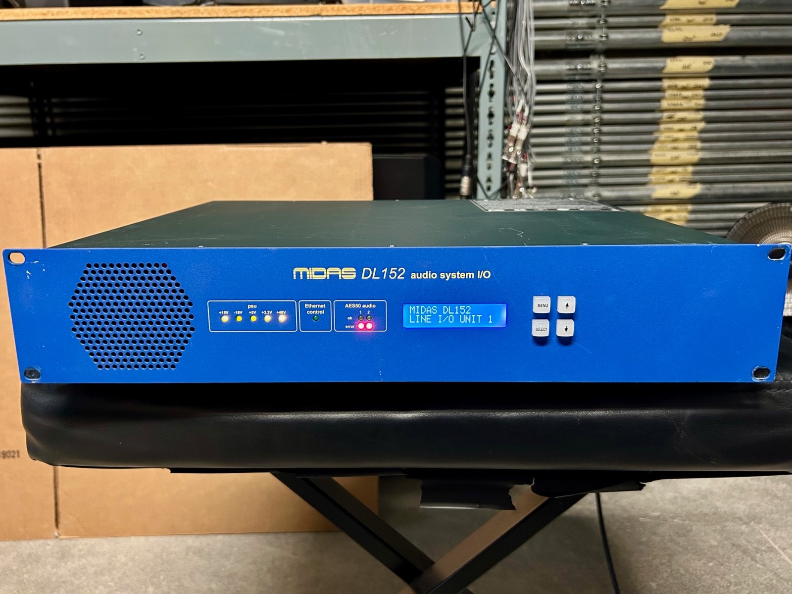 Midas DL152 - Digital Stage Box; 24 output; AES50 Networking - USED