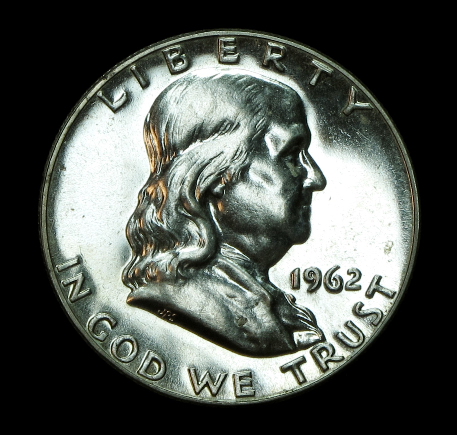 1962 Franklin Half Silver Dollar Uncirculated Coin (T80)