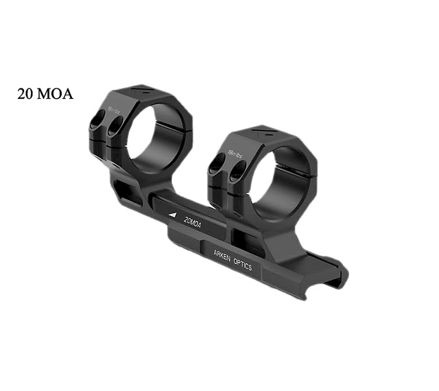 Arken Optics Scope Rigid Precision Mount 30mm 1.5" 20 MOA