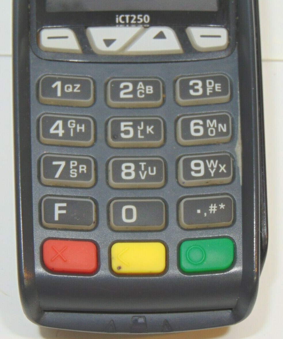 Credit Card Processing Terminal Ingenico Printer ICT250 Chip Reader Machine Cord
