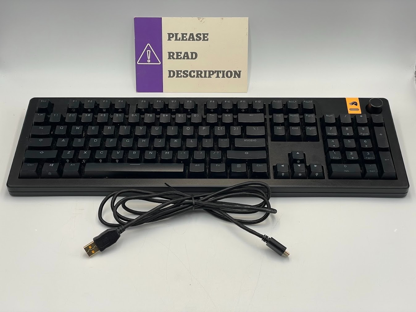 Glorious GMMK 3 HE 100% Prebuilt RGB Wired Mechanical Gaming Keyboard - Black
